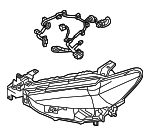GRF551031A - : Composite Headlamp for Mazda Image