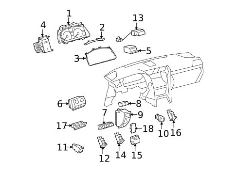 Ignition Lock for 2012 Lexus LS460 #0