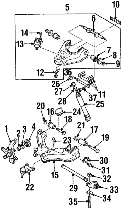 Suspension Components for 2002 Honda Passport #0