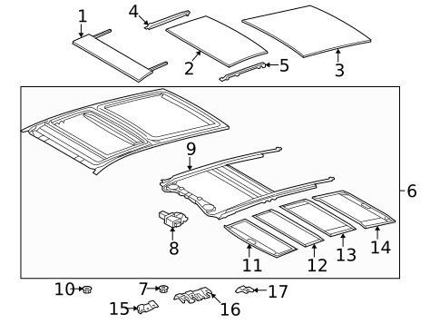 Sunroof for 2014 Toyota Venza #0