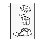 15776808 - Body: Armrest Assembly for Saturn: Ion Image