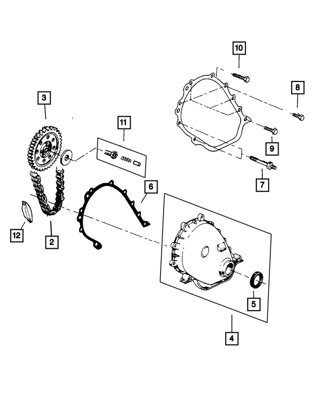 « 6035921AA – Engine 4.0L Six Cylinder : Goujon pour Mopar Image »