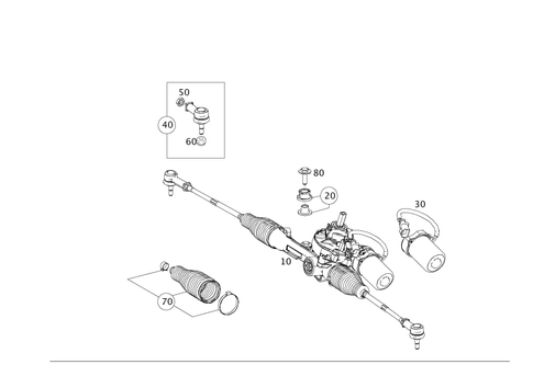 Steering Gear and Steering Linkage for 2011 Smart Fortwo #0