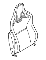 876003YW5A - Body: Seat Back Assembly for Nissan Image