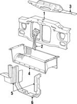 F87Z8C291AE - Body: Sight Shield for Mercury: Mountaineer Image