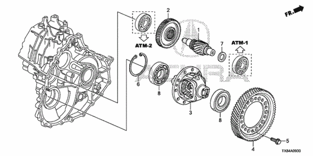 AT Differential for 2013 Acura ILX #0