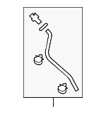 17663T7A000 - Air &amp; Fuel Delivery: Fuel Tank Vent Hose for Honda Image