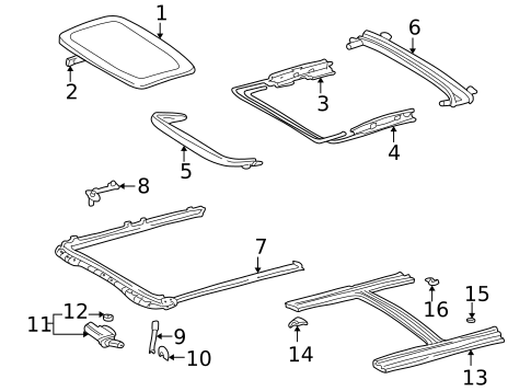 Sunroof for 1999 Toyota Solara #0