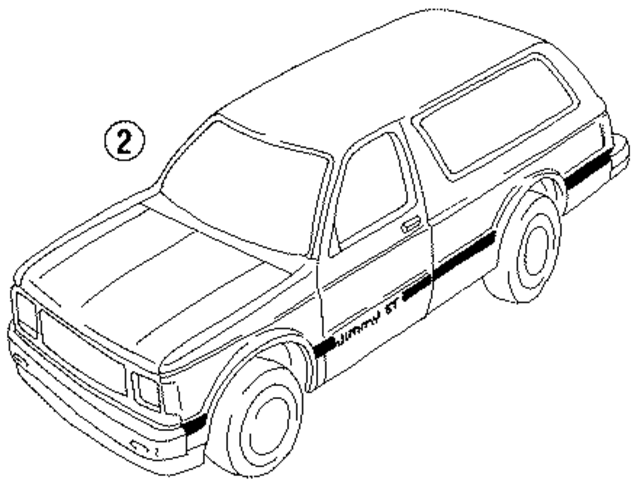 15641961 - Body: Stripe Tape for GM Image