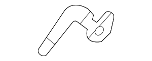 8S0827429A - Body: Liftgate Washer Hose for Audi Image