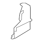 8F0867975BCA9 - Body: Deck Lid Trim for Audi: A5, A5 Quattro, RS5, S5 Image