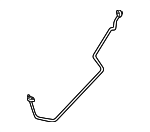 64538385654 - HVAC: Pressure Line for BMW: 745i, 745Li, 750i, 750Li, 760i, 760Li, Alpina B7 Image