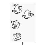 64116935080 - : Actuator for BMW: 745i, 745Li, 750i, 750Li, 760i, 760Li, Alpina B7 Image