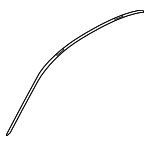 51135A661F7 - Body: Roof Drip Molding for BMW Image