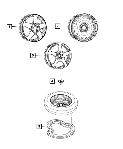 Wheel Spare for 2016 Jeep Grand Cherokee #0