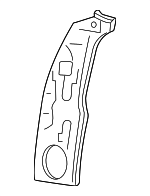 1L3Z1540477AA - Body: Corner Panel for Ford: F-150, F-150 Heritage, F-250 | Lincoln: Blackwood Image