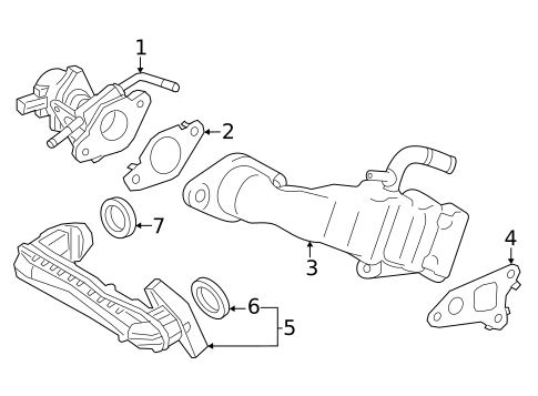 EGR & Related Components for 2025 Toyota Grand Highlander #0