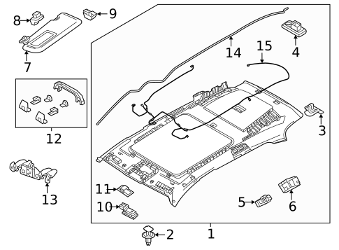 Wire, Cable & Related Components for 2025 Mazda CX-70 #0