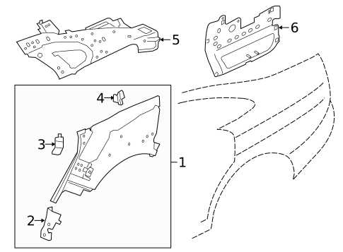 Inner Components for 2020 Jaguar XF #0