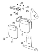 55055270 - Electrical: Tail Stop Turn Lamp, Right for Mopar Image