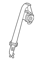 7335047080C0 - Electrical: Center Belt Assembly for Toyota: Prius, Prius Prime Image