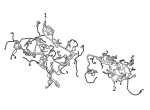 LX6Z14290BL - Electrical: Wire Harness for Ford Image