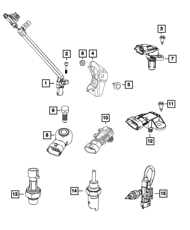 6106002AA - Electrical: Hex Flange Head Bolt for Mopar Image