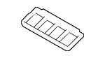 72133FL500 - HVAC: Lower Case Gasket for Subaru Image