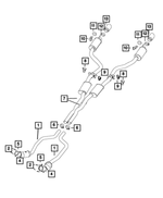 68516712AA - Exhaust: Exhaust Muffler And Resonator for Chrysler: 300 | Dodge: Charger Image