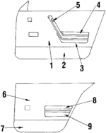 20718469 - Body: Front Door Trim for GM Image