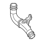 5C0145770C - Cooling System: Outlet Pipe for Volkswagen: Beetle, Jetta, Passat Image