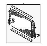1K0145803CG - Fuel System: Inter-cooler for Volkswagen: Beetle, Jetta, Passat Image