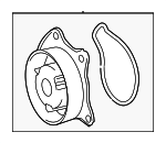 1610009560 - : Engine Water Pump for Toyota: Corolla, Matrix Image