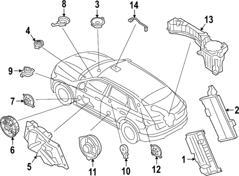 Sound System for 2021 Audi e-tron Quattro #0