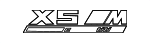 51148096408 - Body: Nameplate for BMW: X5 Image