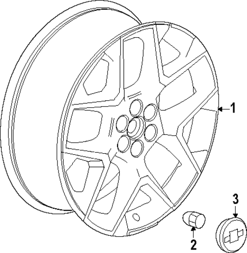 Wheels for 2024 Chevrolet Traverse #2