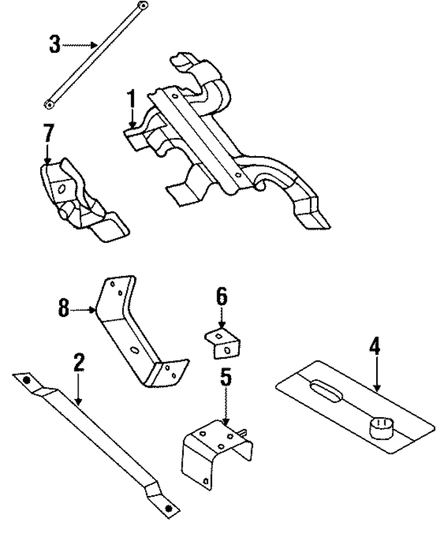 4865239AB - Cooling System: Upper Support for Mopar Image