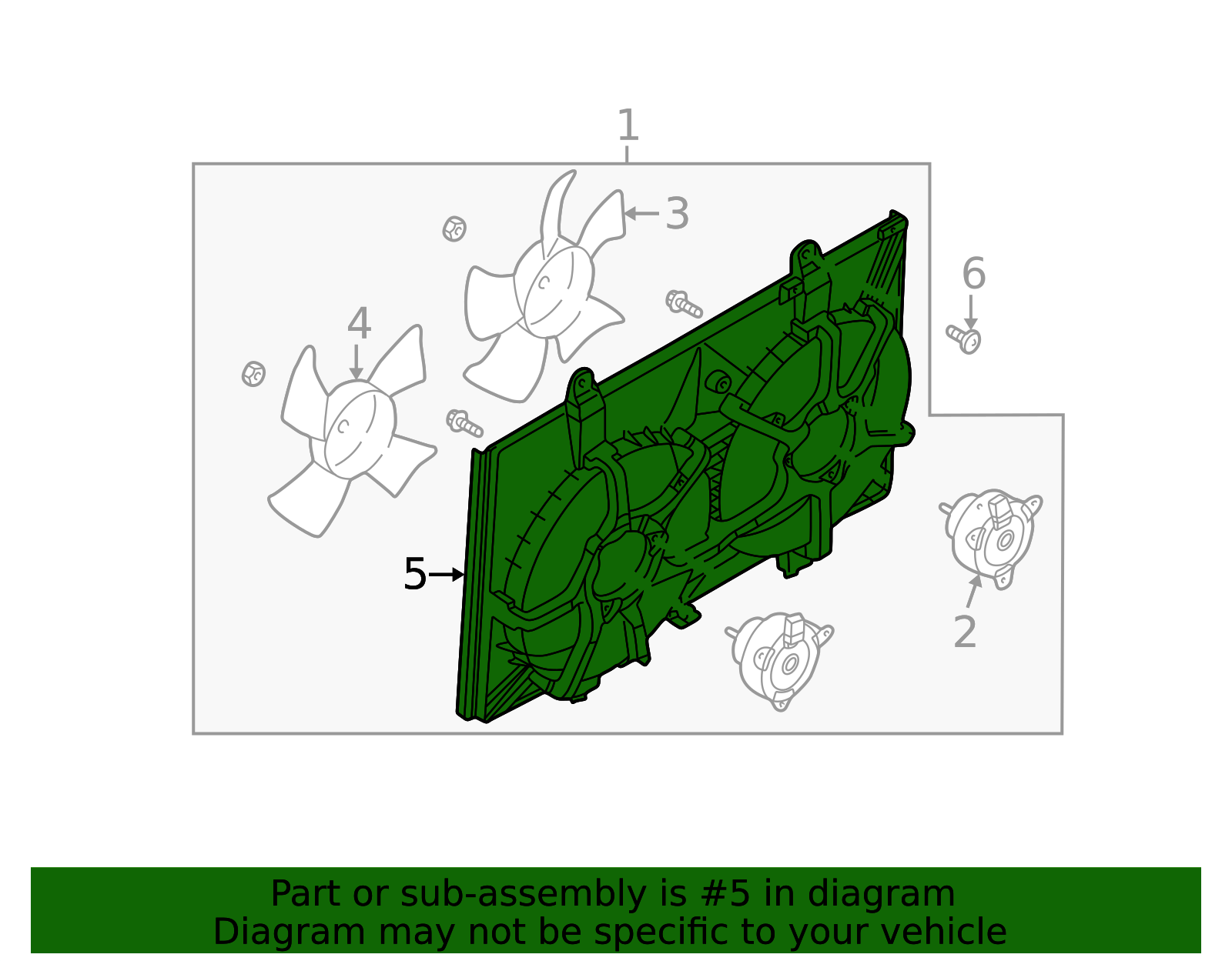 2003-2007 Nissan Murano Fan Shroud 21483-CA000 | TascaParts.com