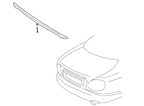 Spoiler for 2005 Jaguar XKR #0