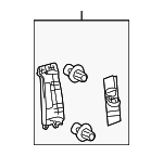 6241075020A1 - : Upper Center Pillar Trim for Lexus: HS250h Image