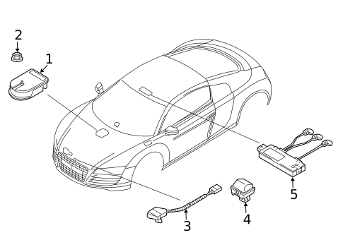 Alarm System for 2015 Audi R8 #0
