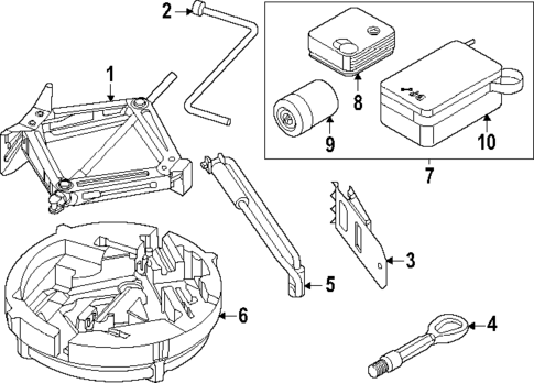 Jack & Components for 2025 BMW 550e xDrive #0