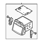 R65602K800DS5 - Electrical: Nav System Kit for Kia: Soul Image