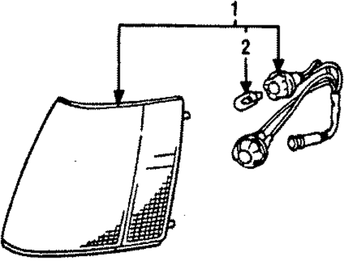 Side Marker Lamps for 1985 Mitsubishi Galant #0