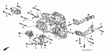 90310PT0003 - Engine: BOLT, SPECIAL for Honda Image
