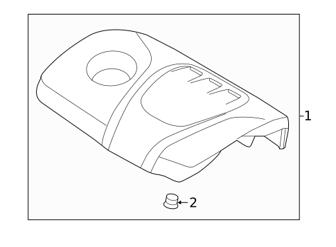 Engine Appearance Cover for 2018 Hyundai Accent #0