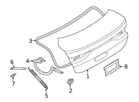 Lid & Components for 2024 BMW M235i xDrive Gran Coupe #0
