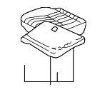 873508Z511 - : Seat Base for Nissan: Frontier Image