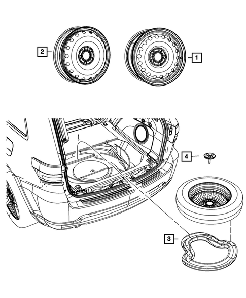Wheel Spare for 2012 Jeep Grand Cherokee #0