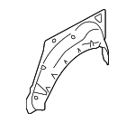 51560AG00D9P - Body: Inner Quarter Panel for Subaru: Legacy, Outback Image